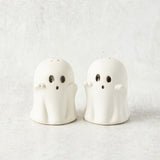 Creative Co-op GHOST SHAPED SALT AND PEPPER SHAKERS SET