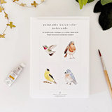 Emily Lex Studio BIRDS PAINTABLE WATERCOLOR NOTECARD SET