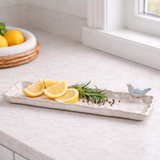 Dixie Pottery SMALL BIRD OLIVE TRAY