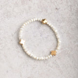 SIGNATURE CROSS GEMSTONE GOLD BRACELET