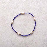 eNewton Design HOPE PURPOSE PEARL BRACELET FW26 Navy