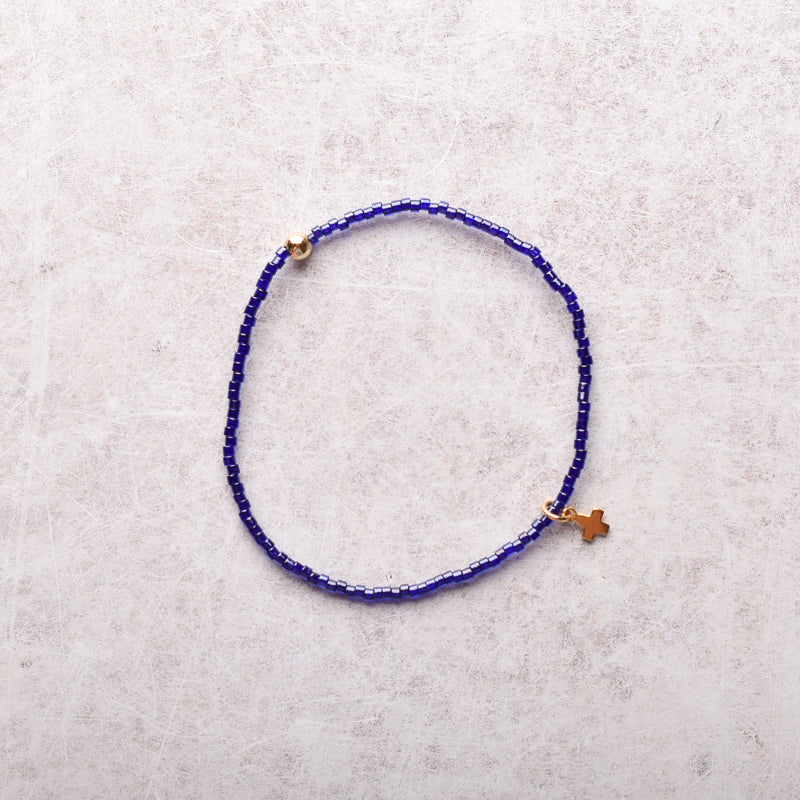 HOPE CLASSIC SIGNATURE CROSS SMALL GOLD CHARM BRACELET FW26