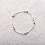 eNewton Design HOPE PURPOSE PEARL BRACELET FW26 Milkshake