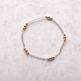 eNewton Design HOPE PURPOSE GOLD BRACELET FW26 Morning Mist