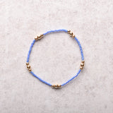 eNewton Design HOPE PURPOSE GOLD BRACELET FW26 Bright Blue
