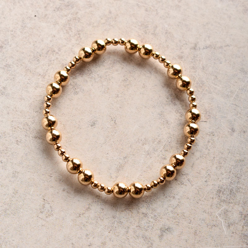 eNewton Design TOGETHER BRACELET Gold 6mm