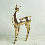 Creative Co-op CAST ALUMINUM DEER Gold 16.5