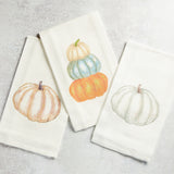 French Graffiti BLUE PUMPKIN DISH TOWEL