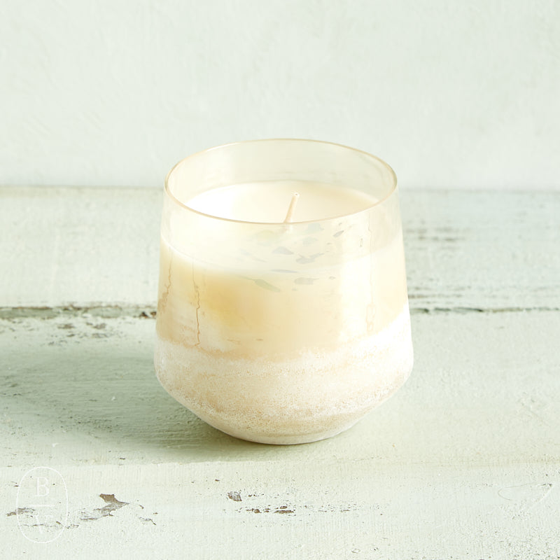 Illume SEASONAL BALTIC GLASS CANDLE Winter White