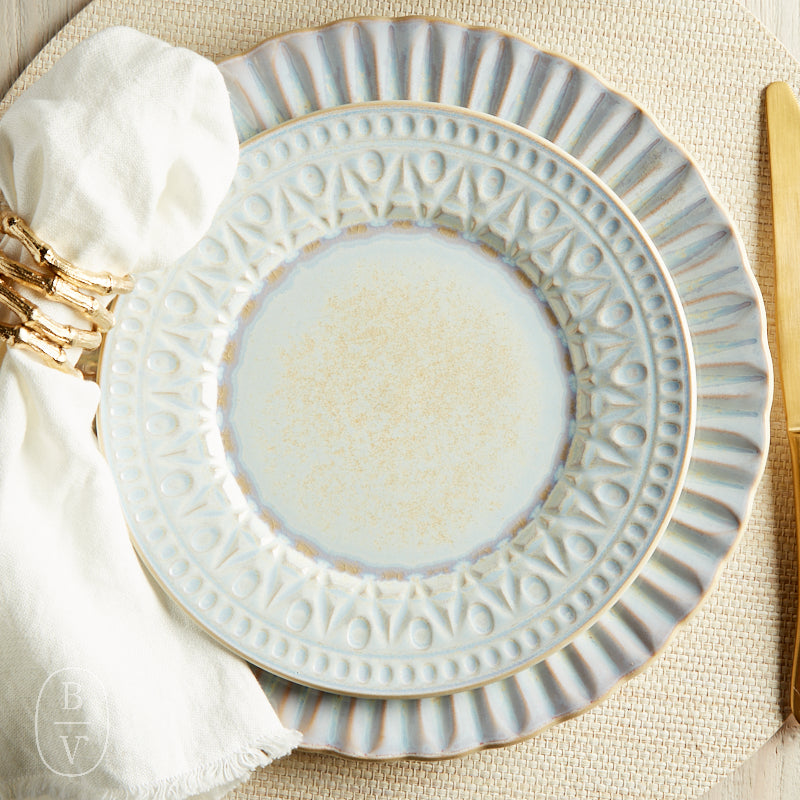 Casafina by Costa Nova CRISTAL SALAD PLATE Mother of Pearl