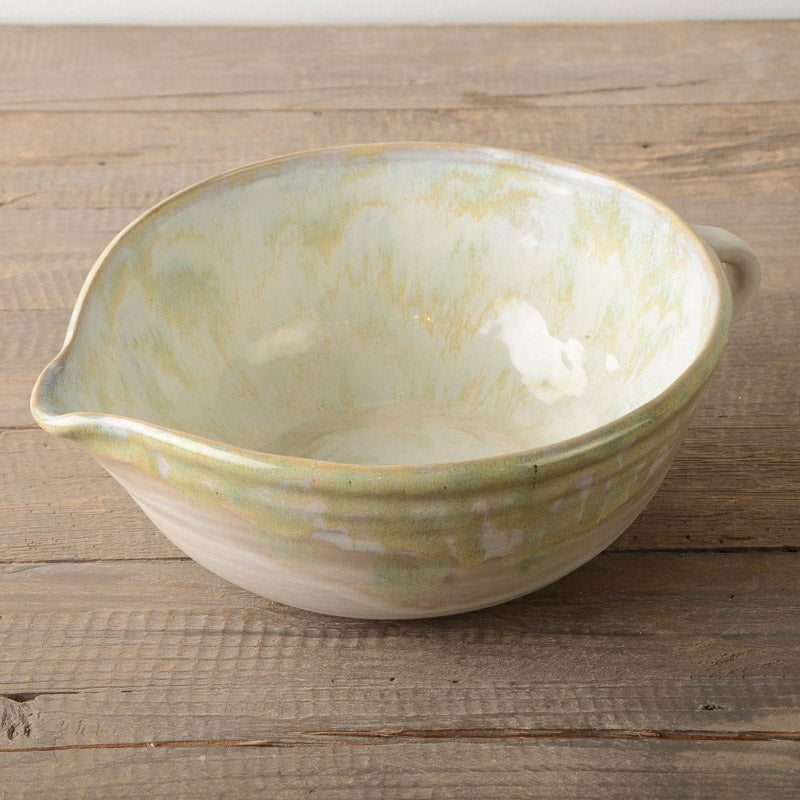 Etta B Pottery BATTER BOWL Matcha Latte