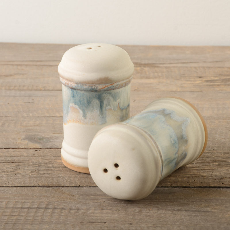 Etta B Pottery SALT AND PEPPER SHAKERS SET Oasis
