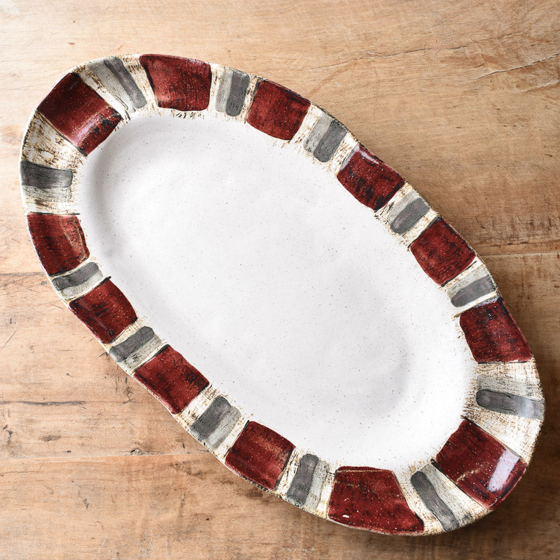 GAMEDAY LONG OVAL DISH