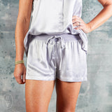 PJ Harlow MIKEL SATIN SHORT Lavender