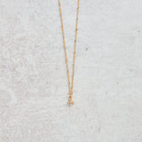 CV Designs CLEAR CZ CROSS NECKLACE - CVNTCZC