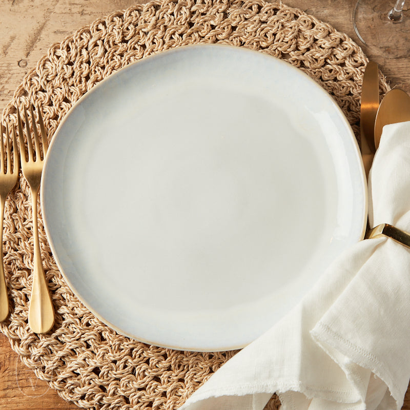 Casafina by Costa Nova BRISA DINNER PLATE White