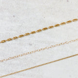 Farrah B Jewelry GOLD FILLED CHAIN NECKLACE