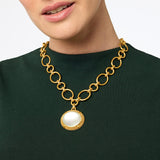 Julie Vos CABOCHON STATEMENT NECKLACE