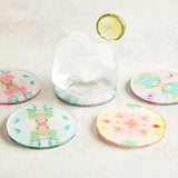 Laura Park Designs MONETS GARDEN ACRYLIC COASTER