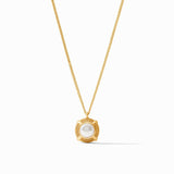 Julie Vos CABOCHON SOLITAIRE NECKLACE Pearl