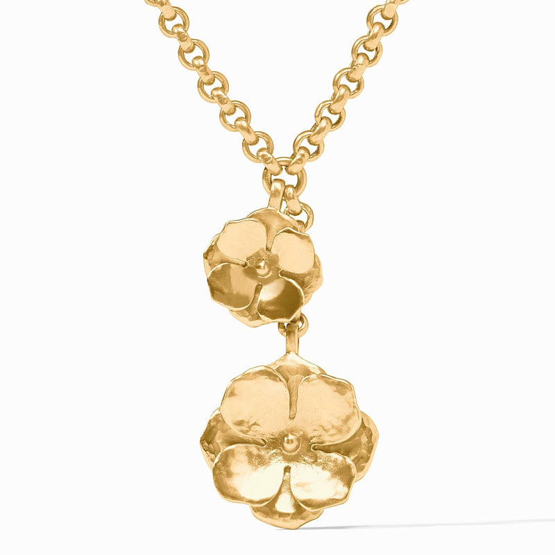 Julie Vos BLOOM LARIAT NECKLACE