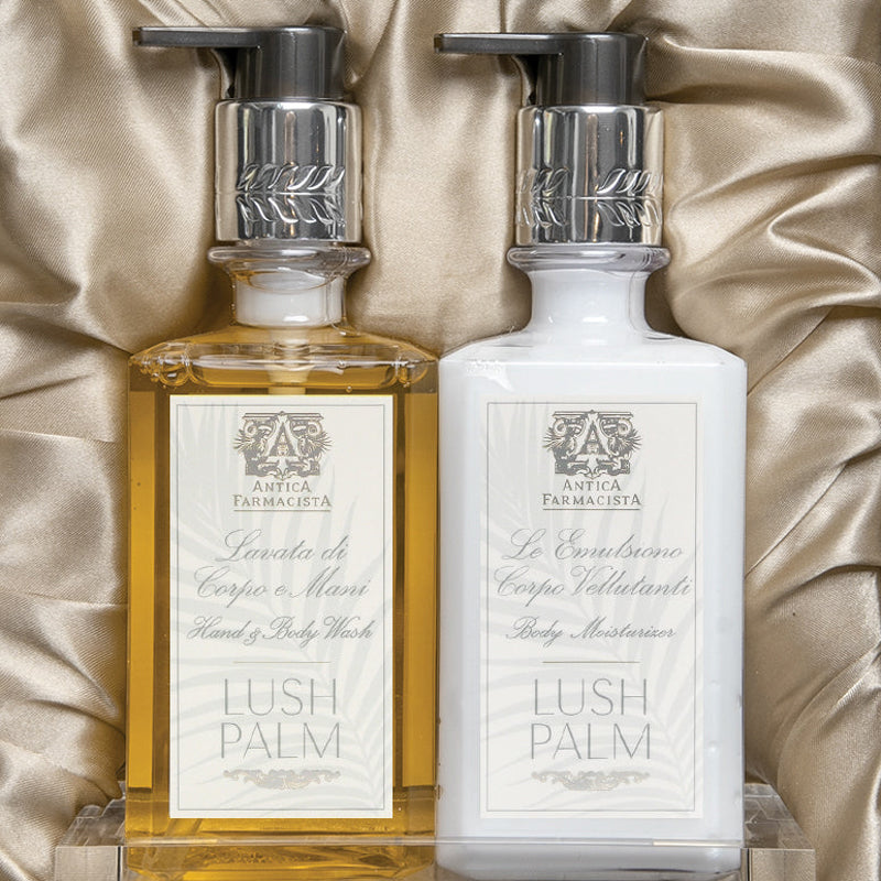 Antica Farmacista ACRYLIC BATH BODY GIFT SET Lush Palm