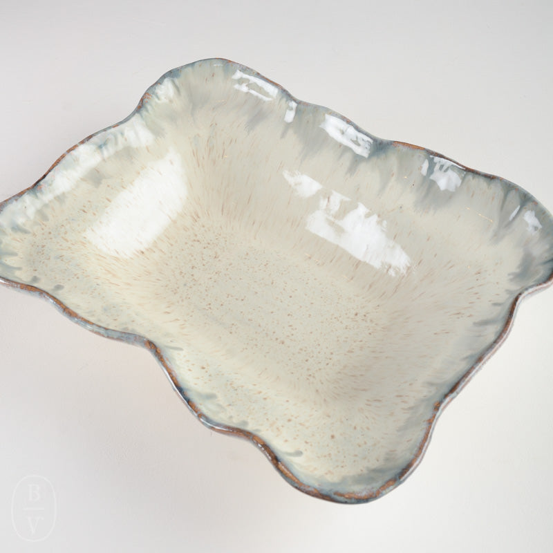 Etta B Pottery DEEP RECTANGLE SERVER DISH