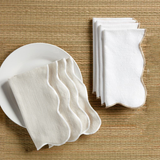 Mudpie SCALLOPED NAPKIN SET