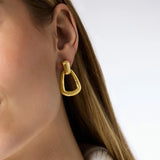 Julie Vos SAHARA DEMI DOORKNOCKER EARRING