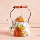 MacKenzie-Childs TEA KETTLE White Flower Market