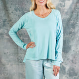 PJ Harlow FRANKIE SWEATSHIRT Aqua