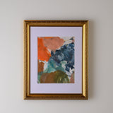 FRAMED PALETTE SERIES 8X10 GOLD SCROLL No 7
