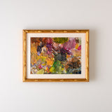 FRAMED PALETTE SERIES 8X10 GOLD BAMBOO No 8