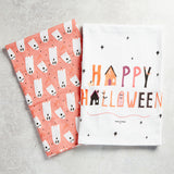 Doe A Deer HAPPY HALLOWEEN KITCHEN TEA TOWEL