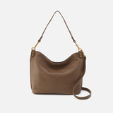 Hobo PIER SHOULDER BAG Dark Elm Pebbled Leather