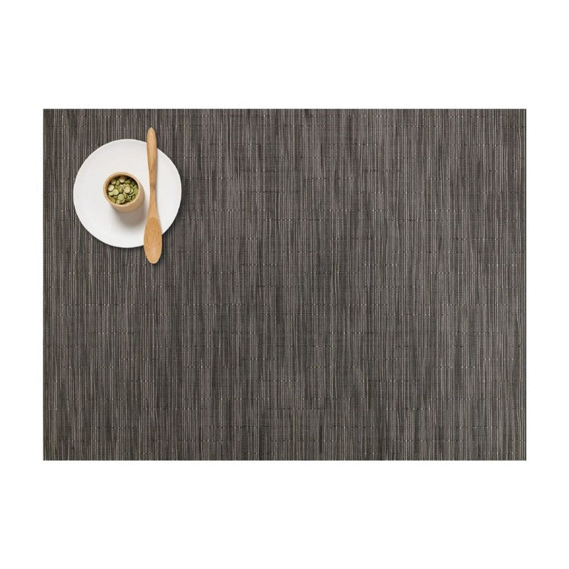 Chilewich BAMBOO RECTANGULAR PLACEMAT Grey Flannel