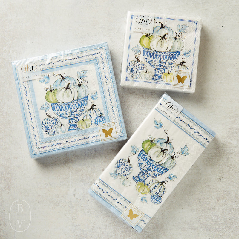 Boston International CHINOISERIE PUMPKINS GUEST NAPKIN