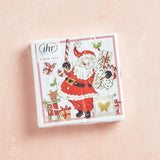 Boston International HOLLY JOLLY SANTAS COCKTAIL NAPKIN