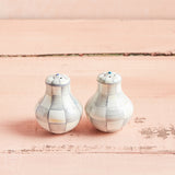 MacKenzie-Childs SALT & PEPPER SHAKERS Sterling Check