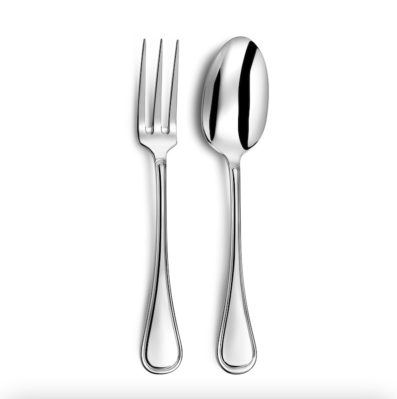 Couzon LYRIQUE SERVING FORK AND SPOON BOXED SET
