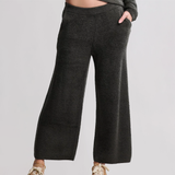 Barefoot Dreams COZYCHIC LITE TEXTURED CROP PANT Dark Moss