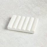 Creative Co-op CARVED MARBLE SOAP DISH