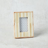Creative Co-op TWO TONE BONE PHOTO FRAME 2x3