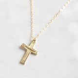 Madison Sterling Jewelry BIBLE VERSE CROSS NECKLACE