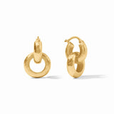 Julie Vos CATALINA 2 IN 1 EARRINGS Gold