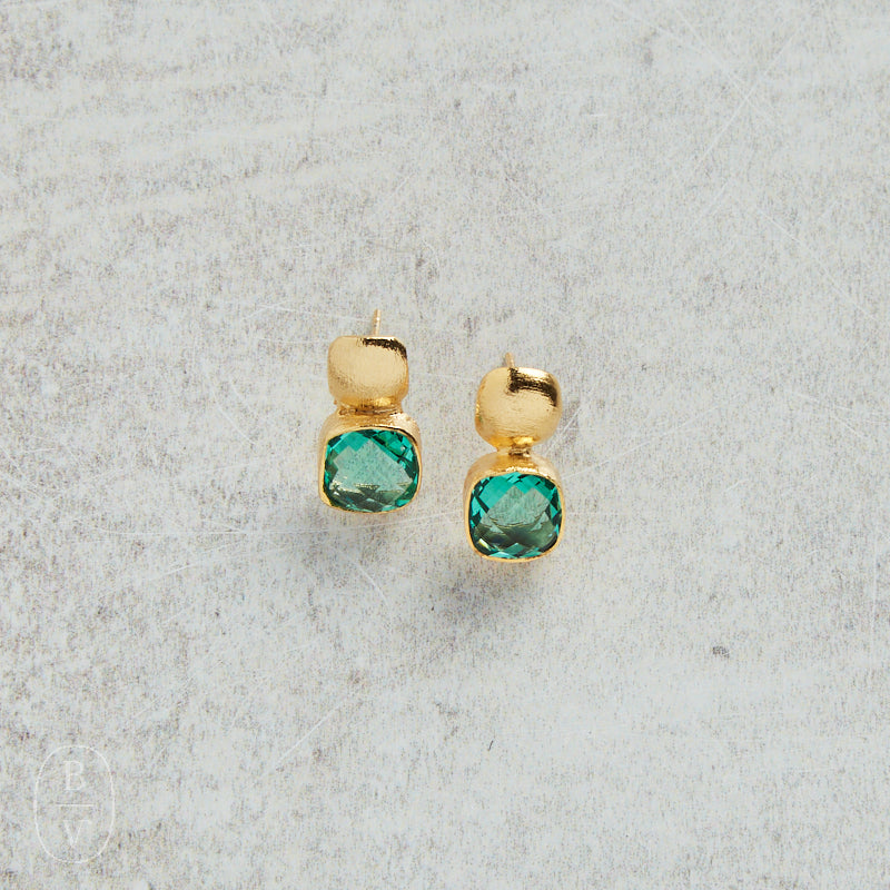 CV Designs AQUA DROP EARRINGS - CVAD