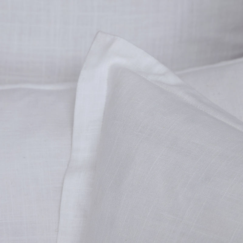 Pom Pom At Home GEORGIE PILLOW WITH INSERT White 14 x 24