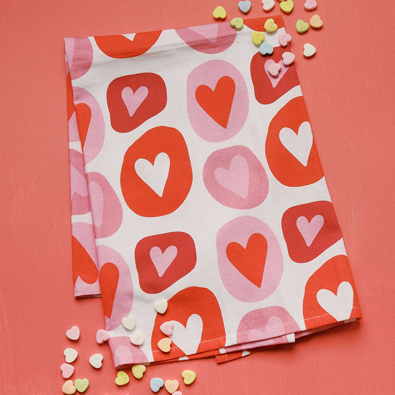 Doe A Deer LOVE YOU FULL PATTERN FLOUR SACK TOWEL