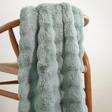 Pine Cone Hill Annie Selke FAB FAUX THROW Mineral