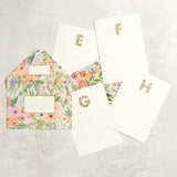 Rifle Paper Co GARDEN PARTY MONOGRAM NOTE CARDS